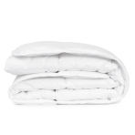 Dūnu sega „Ivy“. Dūnu segas, 100x140 cm, 140x200 cm, 140x220 cm, 175x200 cm, 200x200 cm, 200x220 cm, 220x240 cm. Balta sega ar pīļu dūnu un spalvu pildījumu un kokvilnas audumu