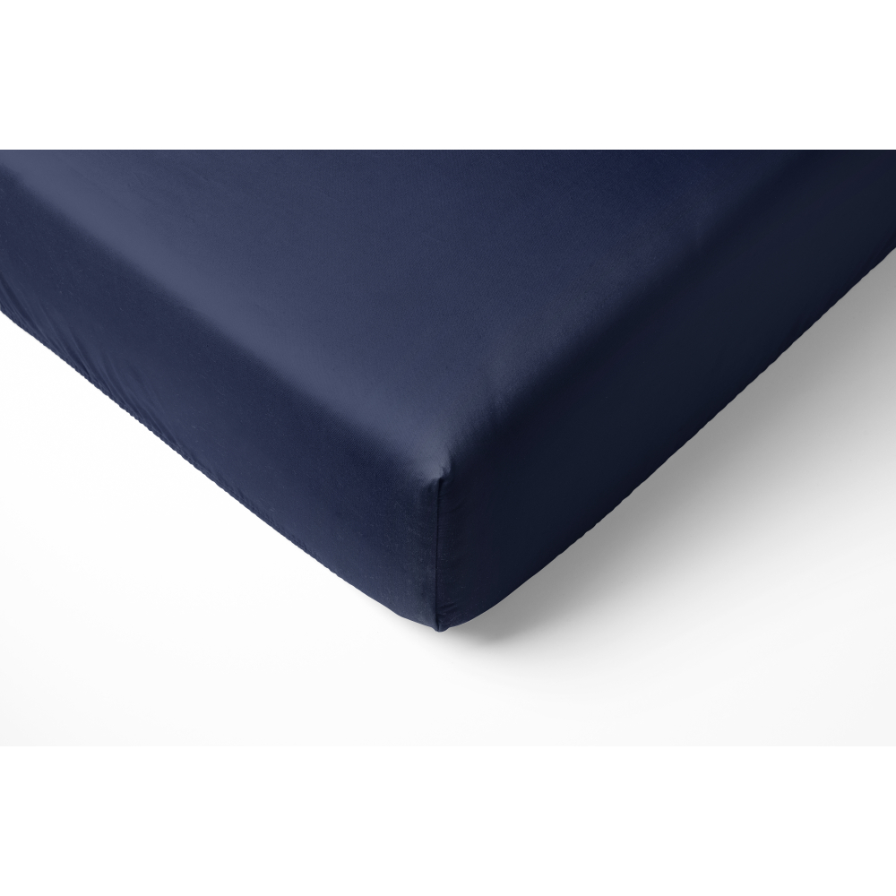 Kokvilnas palags ar gumiju "Ombre blue", 140x200 cm, 160x200 cm, 180x200 cm