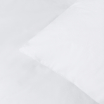 Gultas veļas komplekts „White“. Kokvilnas gultas veļa, 140x200 cm, 200x200 cm, 200x220 cm
