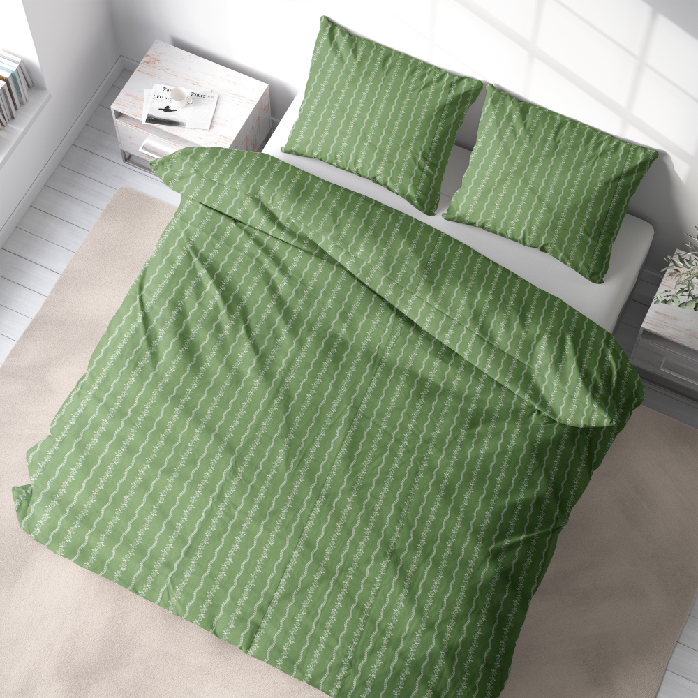 Gultas veļas komplekts „Cactus“. Kokvilnas gultas veļa, 140x200 cm, 160x200 cm, 200x220 cm