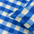 Gultas veļas komplekts „Blue grid“. Zīdaiņu gultas veļa, 90x120 cm, 100x135 cm, 100x140 cm, 110x140 cm
