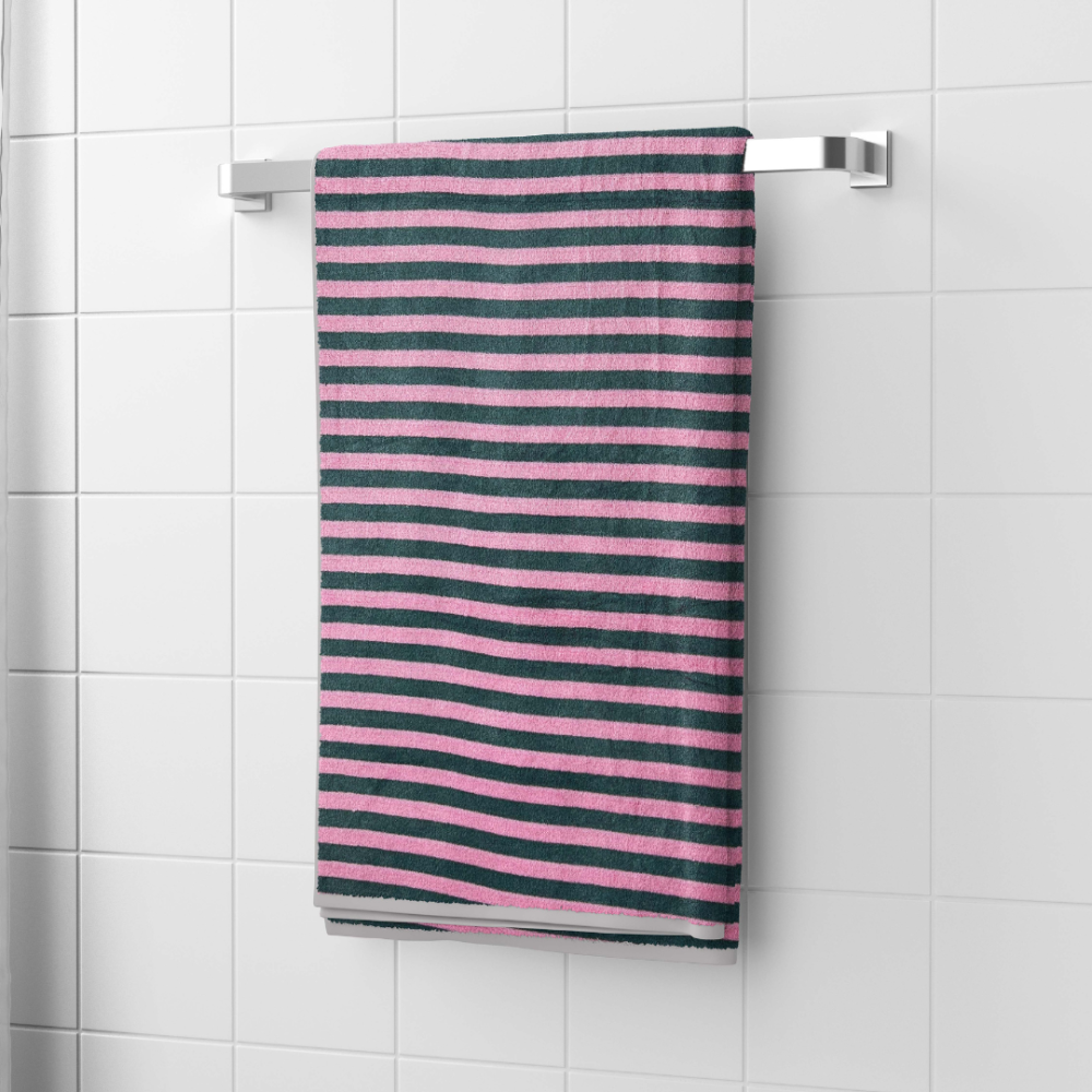 Vannas dvielis „Pink“. Dvieļi