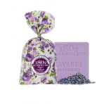 Sejas un ķermeņa ziepes ar lavandu + Aromātiskais maisiņš ar lavandu "Provence". Mājas aromāti