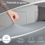 Jersey palags ar gumiju „Bordo“. Palags ar gumiju 140x200, 140x200 cm, 160x200 cm, 180x200 cm