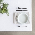 Galdauts „Linen white“. Lina galdauti, 140x200 cm, 140x240 cm, 140x300 cm