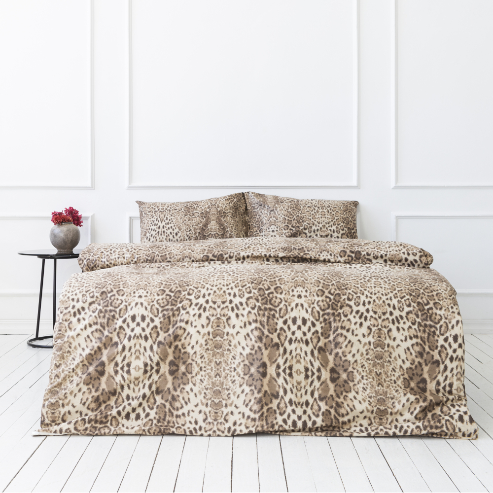 Gultas veļas komplekts „Leopard“. Kokvilnas gultas veļa, 140x200 cm, 160x200 cm, 200x200 cm, 200x220 cm