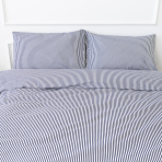 Gultas veļas komplekts „Blue stripes“. Kokvilnas gultas veļa, 140x200 cm, 160x200 cm, 200x200 cm, 200x220 cm, 220x240 cm