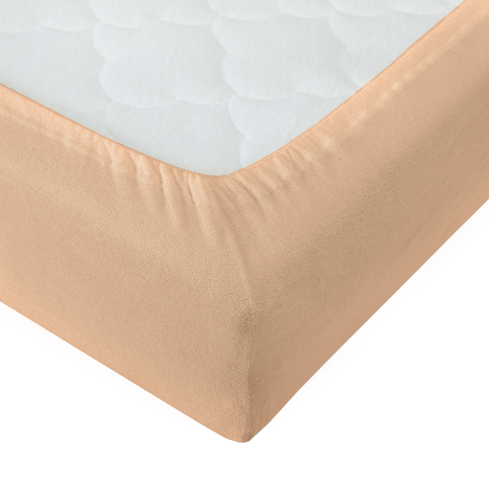 Jersey palags ar gumiju „Tangerine“, 140x200 cm, 160x200 cm, 180x200 cm
