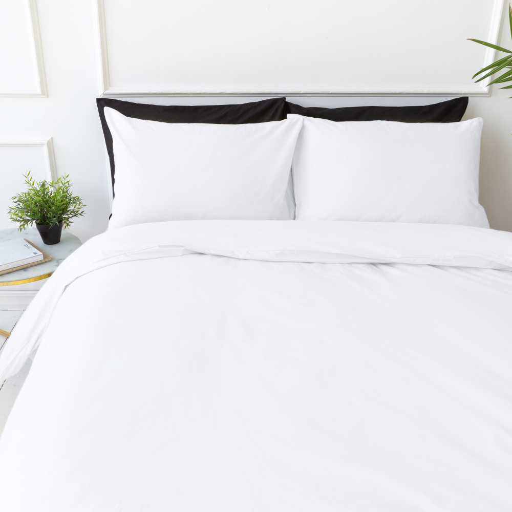 Premium satīns „White“. Satīna gultas veļa, 140x200 cm, 200x200 cm, 200x220 cm, 220x240 cm