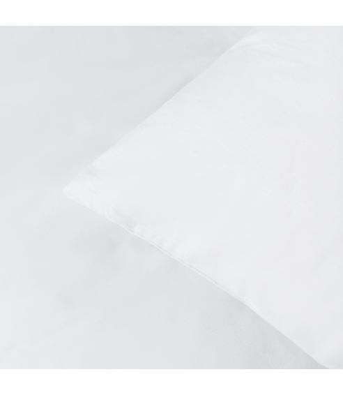 Premium satīna gultas veļas komplekts „White“. Satīna gultas veļa