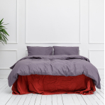 Gultas veļas komplekts „Classic dark purple“. Kokvilnas gultas veļa, 140x200 cm, 160x200 cm, 200x200 cm, 200x220 cm, 220x240 cm