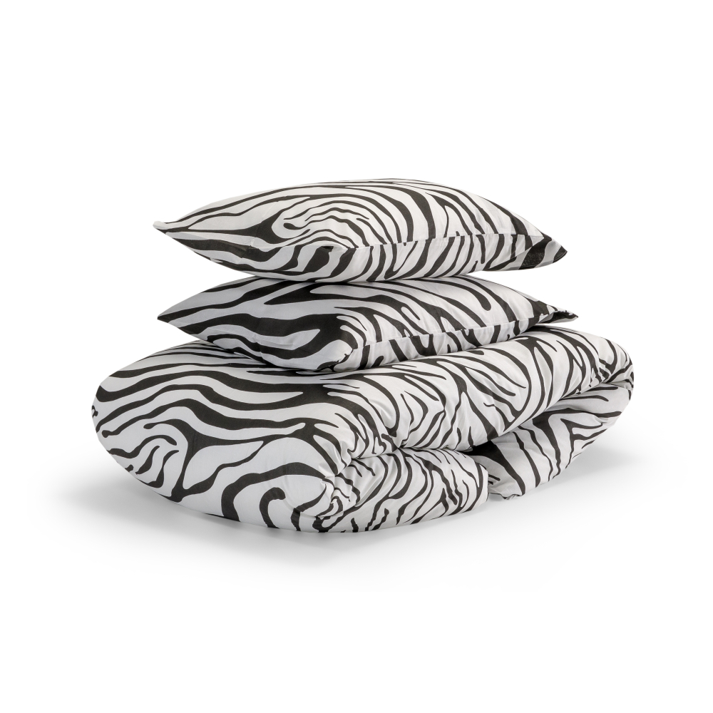 Gultas veļas komplekts „Zebra“. Kokvilnas gultas veļa, 140x200 cm, 160x200 cm, 200x200 cm, 200x220 cm, 220x240 cm