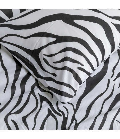 Gultas veļas komplekts „Zebra“. Kokvilnas gultas veļa