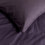 Gultas veļas komplekts „Classic dark purple“. Kokvilnas gultas veļa, 220x240 cm