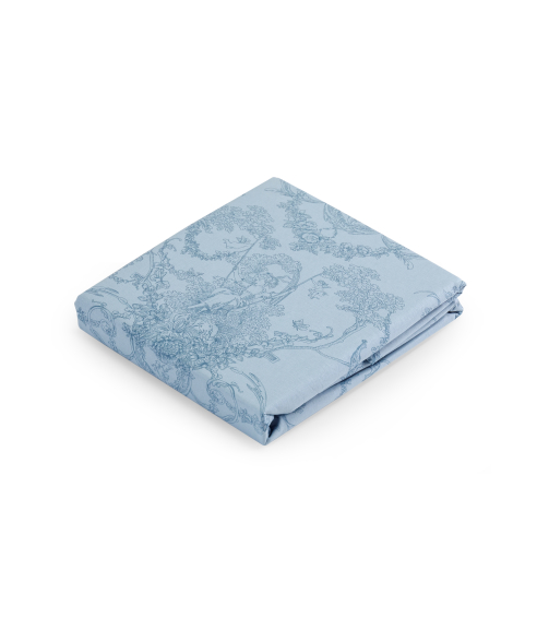 Gultas veļas komplekts „Toile de Jouy blue“. Kokvilnas gultas veļa