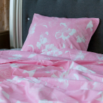 Gultas veļas komplekts „Leila“. Kokvilnas gultas veļa, 140x200 cm