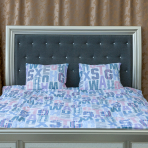 Gultas veļas komplekts „ABC“. Kokvilnas gultas veļa, 140x200 cm