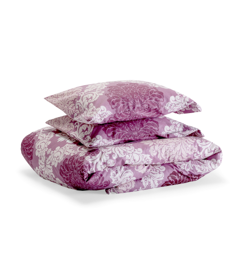 Gultas veļas komplekts „Mona purple“. Kokvilnas gultas veļa