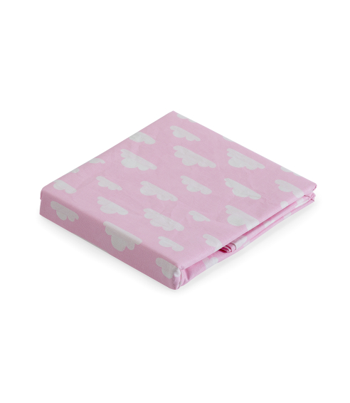 Gultas veļas komplekts „Pink clouds”. Kokvilnas gultas veļa