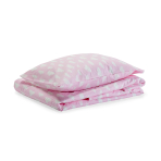Gultas veļas komplekts „Pink clouds”. Kokvilnas gultas veļa, 140x200 cm, 160x200 cm