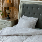 Gultas veļas komplekts „Vijoklis“. Kokvilnas gultas veļa, 140x200 cm, 200x200 cm, 200x220 cm