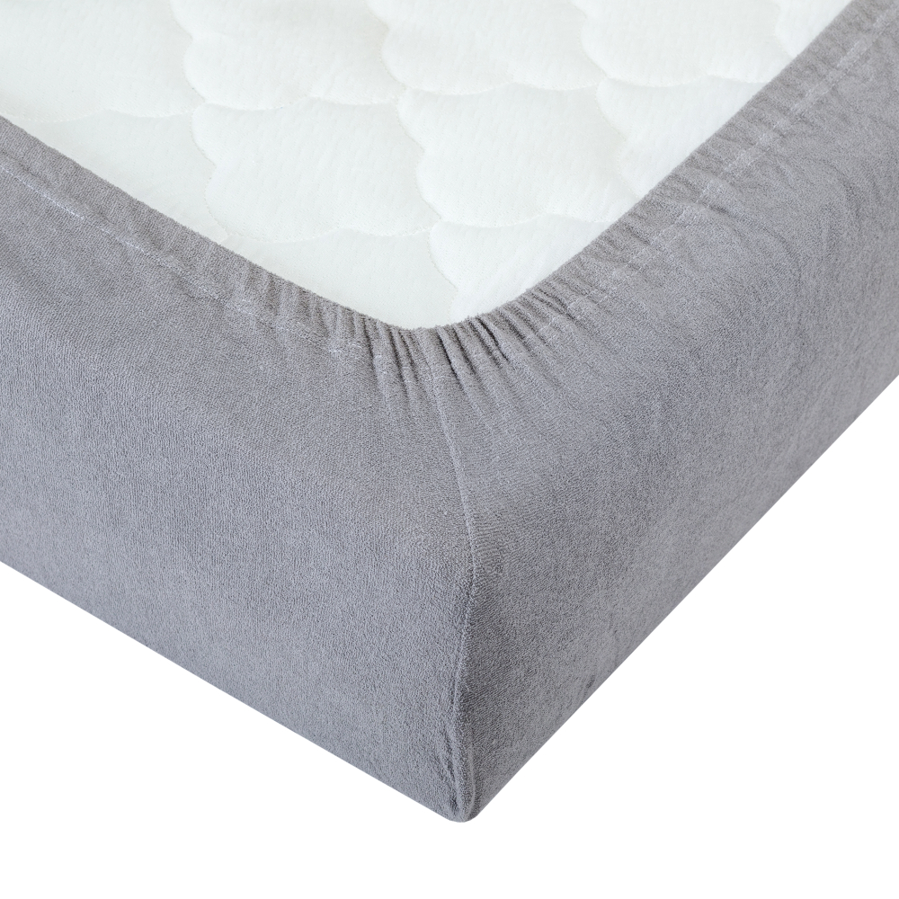 Frotē audums palags ar gumiju „Grey“. Palags ar gumiju 90x200, 90x200 cm, 160x200 cm, 180x200 cm