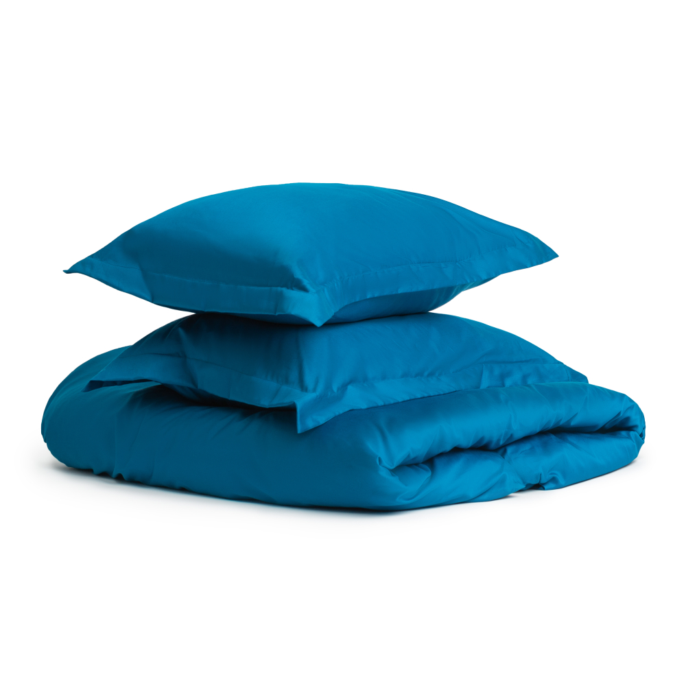 Premium satīns „Turquoise“. Satīna gultas veļa, 160x200 cm