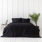 Premium satīns „Midnight“. Satīna gultas veļa, 140x200 cm, 150x200 cm, 160x200 cm, 180x200 cm, 200x200 cm, 200x220 cm