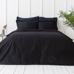 Premium satīns „Midnight“. Satīna gultas veļa, 140x200 cm, 150x200 cm, 160x200 cm, 180x200 cm, 200x200 cm, 200x220 cm