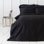 Premium satīns „Midnight“. Satīna gultas veļa, 140x200 cm, 150x200 cm, 160x200 cm, 180x200 cm, 200x200 cm, 200x220 cm