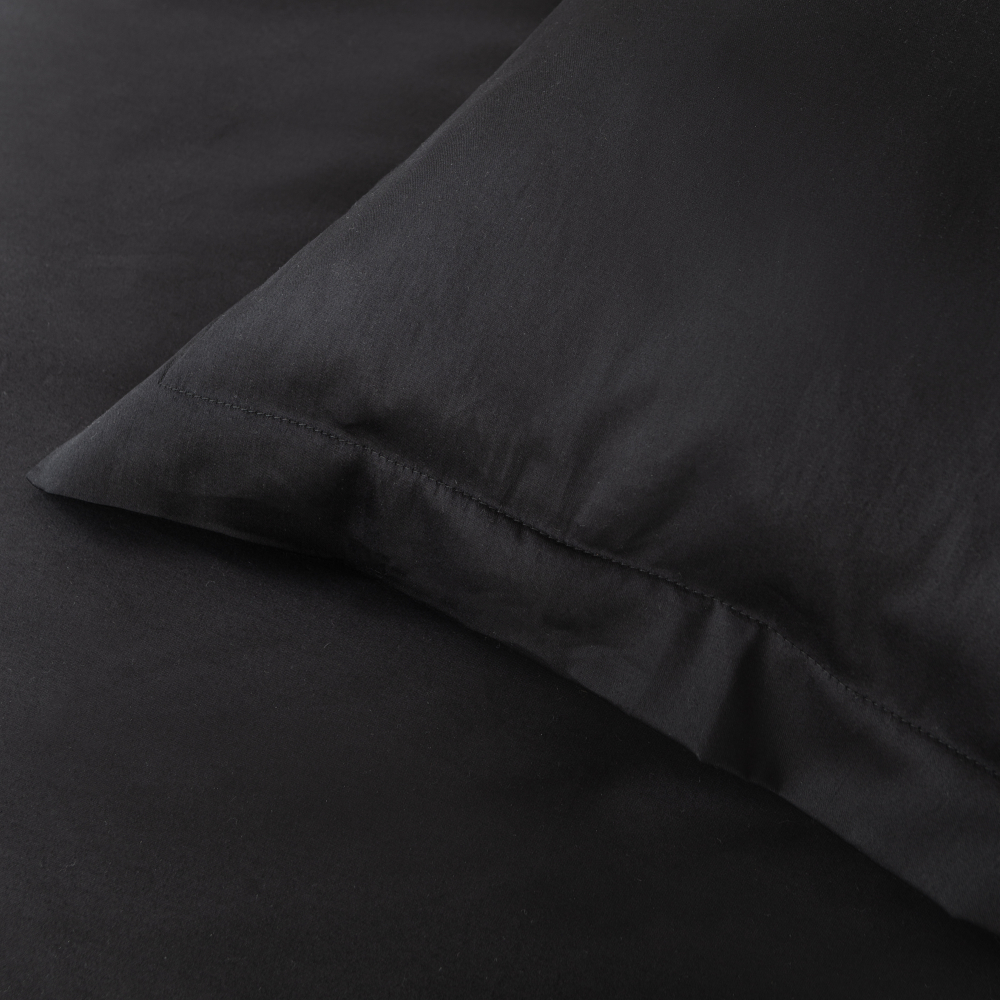 Premium satīns „Midnight“. Satīna gultas veļa, 140x200 cm, 150x200 cm, 160x200 cm, 180x200 cm, 200x200 cm, 200x220 cm