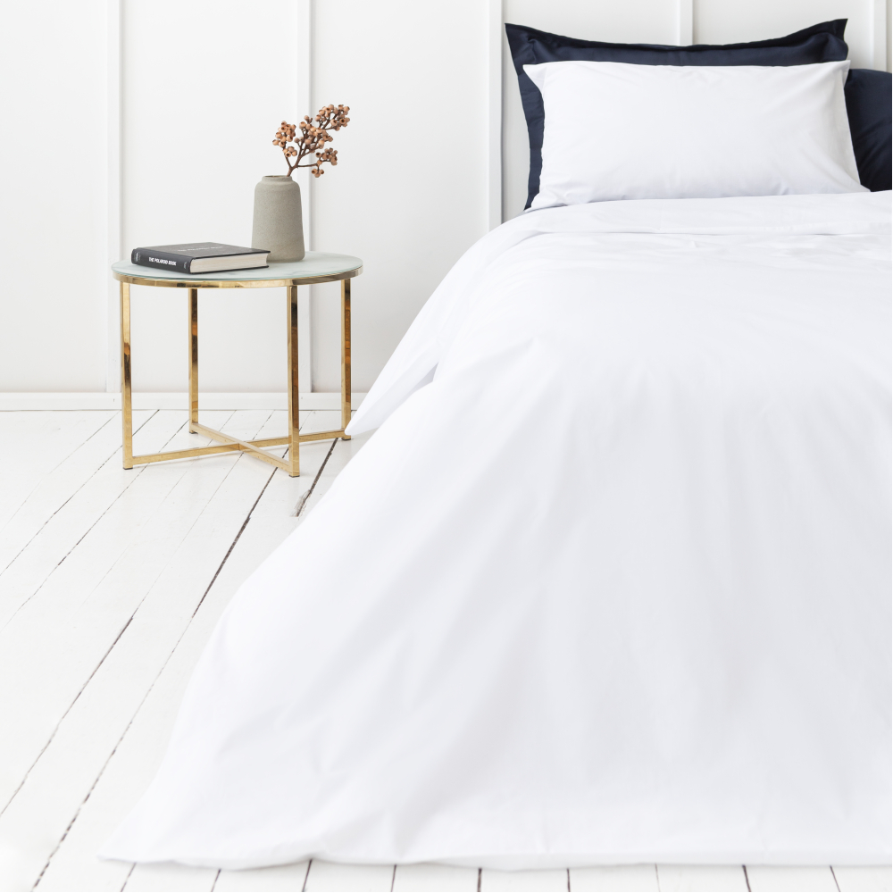 Gultas veļas komplekts „Pearl“. Kokvilnas gultas veļa, 140x200 cm