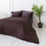Premium satīns „Chocolate“. Satīna gultas veļa, 140x200 cm, 150x200 cm, 160x200 cm, 180x200 cm, 200x200 cm, 200x220 cm, 220x240 cm