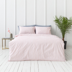 Gultas veļas komplekts „Rose stripes“. Kokvilnas gultas veļa, 140x200 cm, 160x200 cm