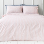 Gultas veļas komplekts „Rose stripes“. Kokvilnas gultas veļa, 140x200 cm, 150x200 cm, 160x200 cm