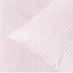Gultas veļas komplekts „Rose stripes“. Kokvilnas gultas veļa, 140x200 cm