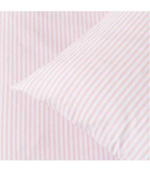 Gultas veļas komplekts „Rose stripes“. Kokvilnas gultas veļa