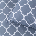 Gultas veļas komplekts „Morocco grey“. Kokvilnas gultas veļa, 140x200 cm, 160x200 cm, 200x200 cm, 200x220 cm, 220x240 cm