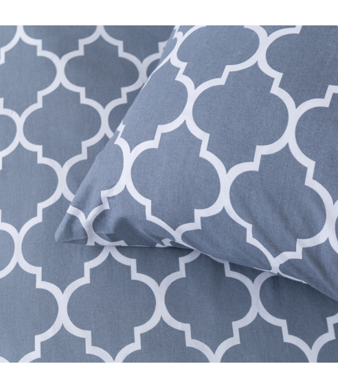 Gultas veļas komplekts „Morocco grey“. Kokvilnas gultas veļa