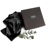 Zīda spilvendrāna „Onyx“. Zīda spilvendrāna
