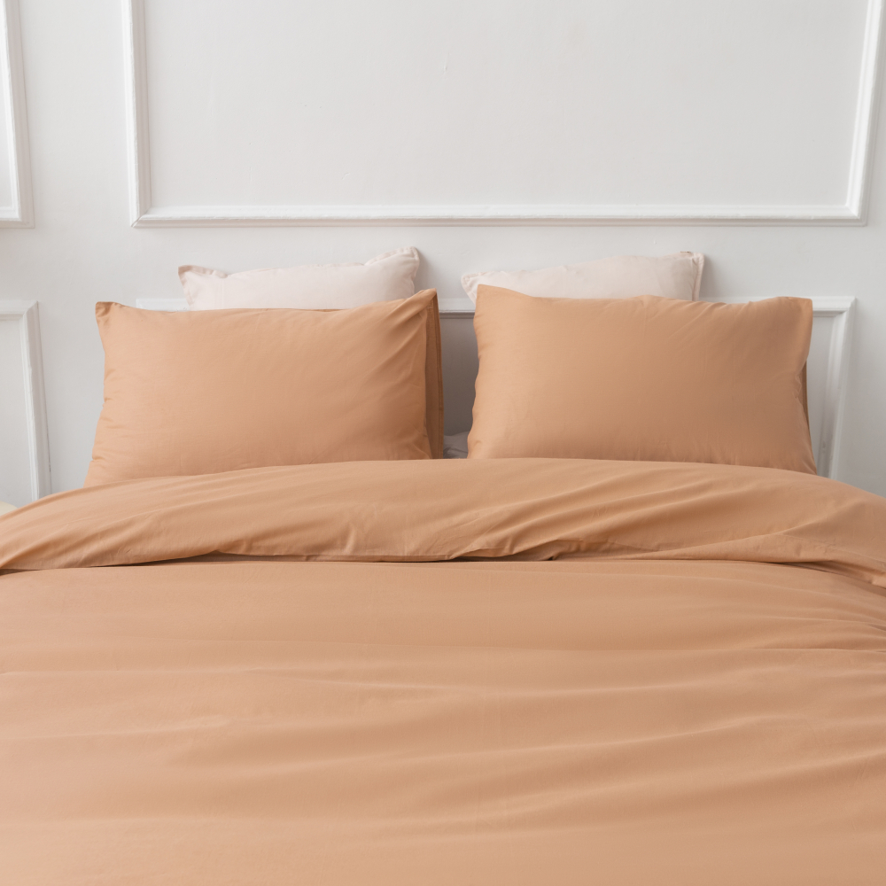 Gultas veļas komplekts „Classic orange“. Kokvilnas gultas veļa, 140x200 cm, 160x200 cm, 200x200 cm, 200x220 cm