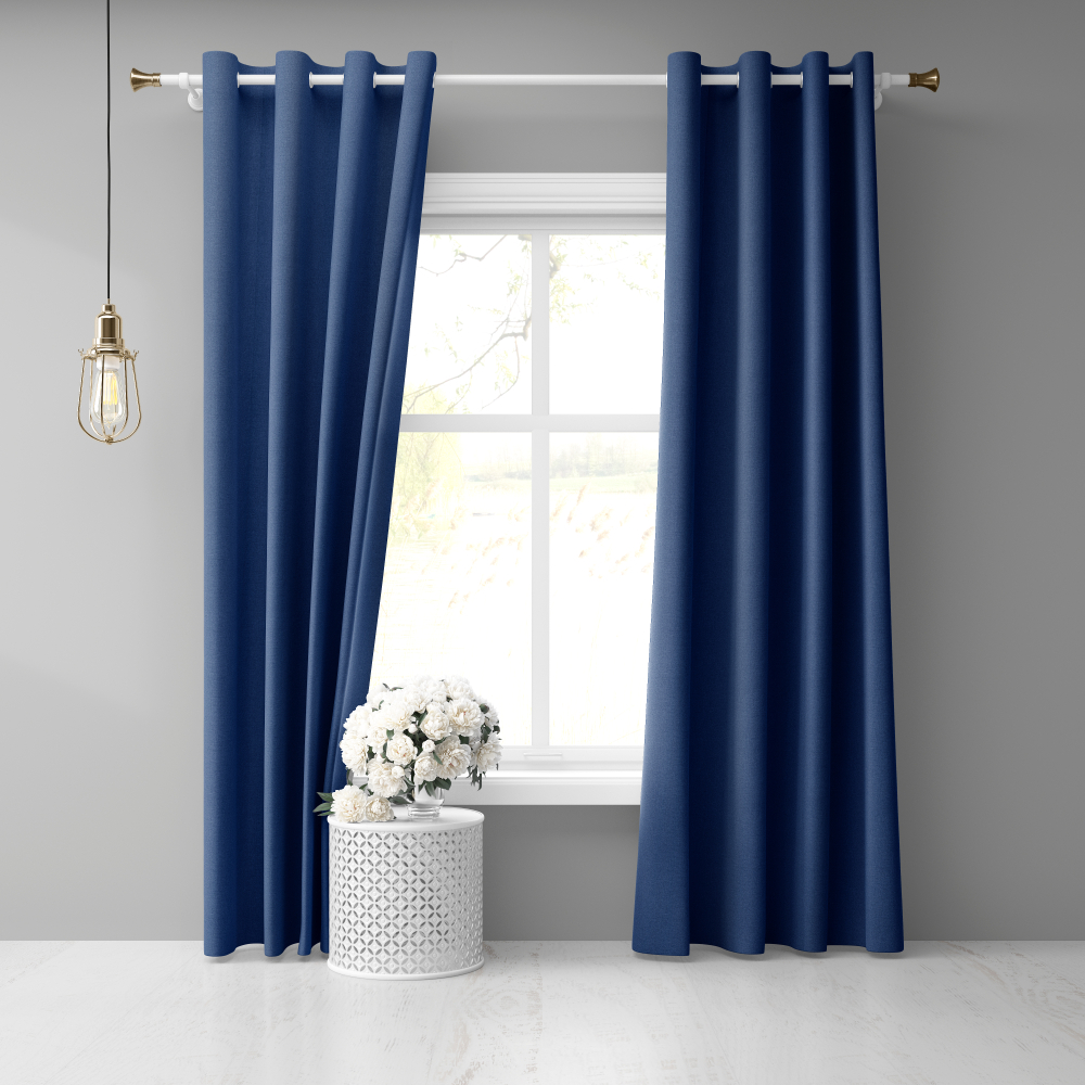 Nakts aizkari "Navy blue". Aizkari, 106x160 cm, 116x228 cm, 140x250 cm