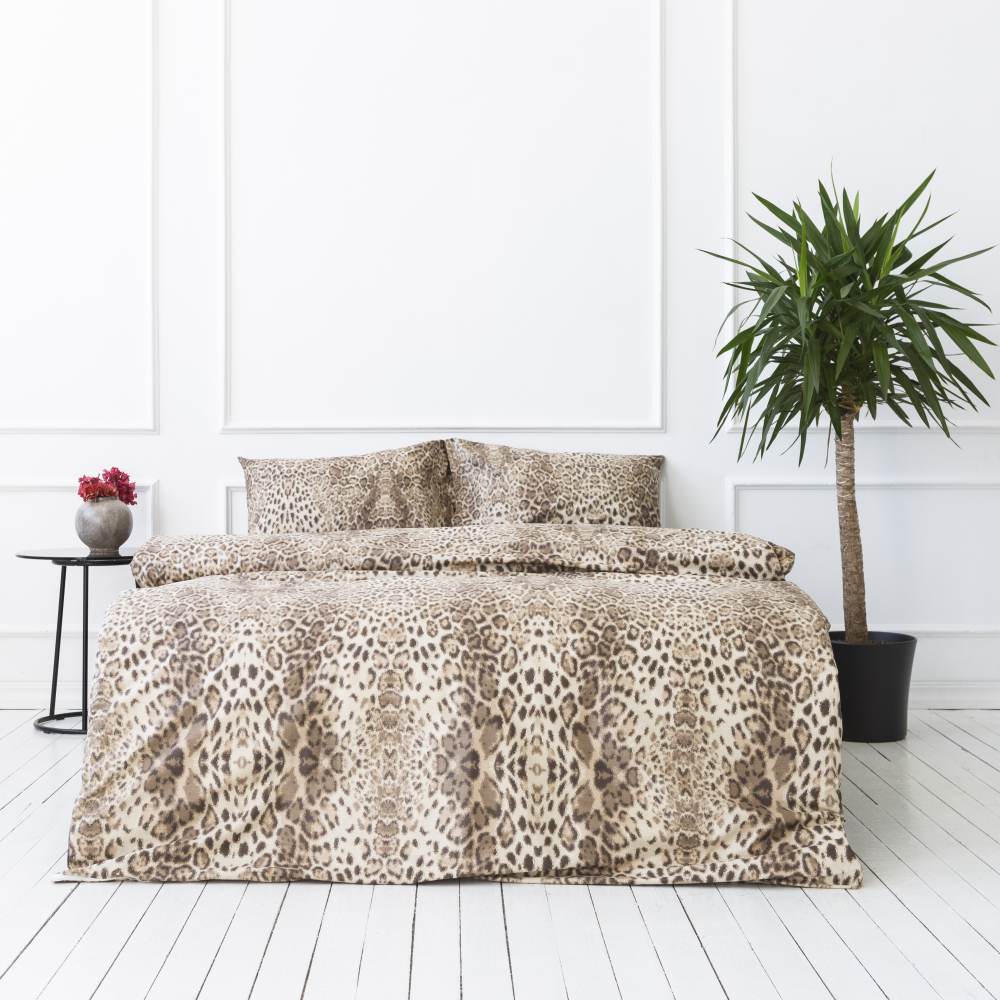 Gultas veļas komplekts „Leopard“. Kokvilnas gultas veļa, 140x200 cm, 160x200 cm, 200x200 cm, 200x220 cm