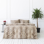 Gultas veļas komplekts „Leopard“. Kokvilnas gultas veļa, 140x200 cm, 200x200 cm, 200x220 cm
