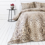 Gultas veļas komplekts „Leopard“. Kokvilnas gultas veļa, 140x200 cm, 160x200 cm, 200x200 cm, 200x220 cm