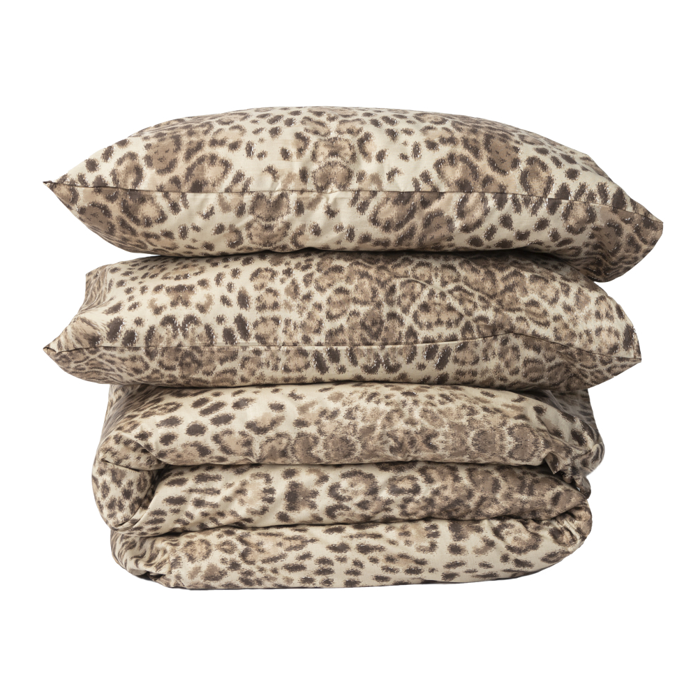 Gultas veļas komplekts „Leopard“. Kokvilnas gultas veļa, 140x200 cm, 200x200 cm, 200x220 cm