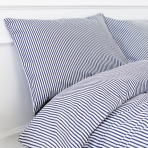 Spilvendrānas „Blue stripes“. Spilvendrānas 50x70