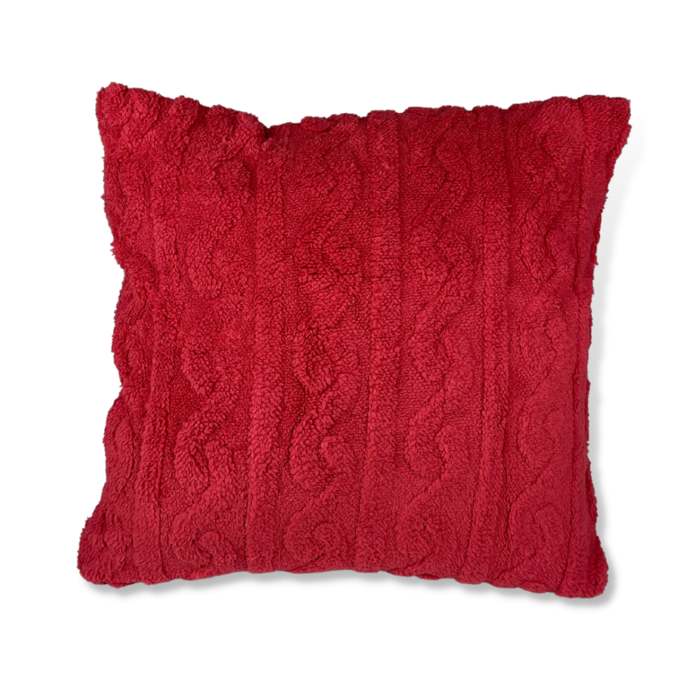 Dekoratīvi spilvenu pārvalki „Red Jacquard“ 1 gab.. Dekoratīvie spilvenu pārvalki