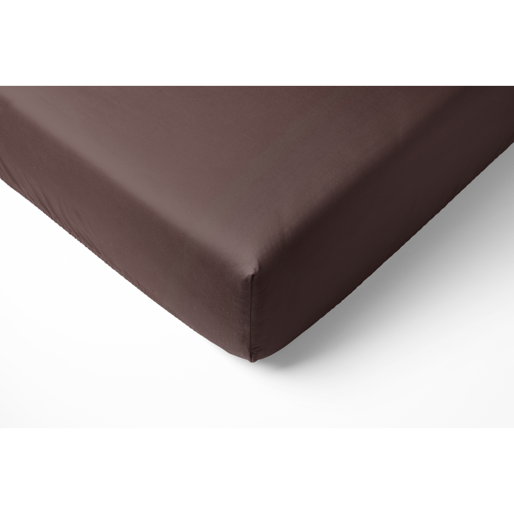 Satīna palags ar gumiju „Chocolate“. Palagi ar gumiju, 80x200 cm, 90x200 cm, 120x200 cm, 140x200 cm, 160x200 cm, 180x200 cm