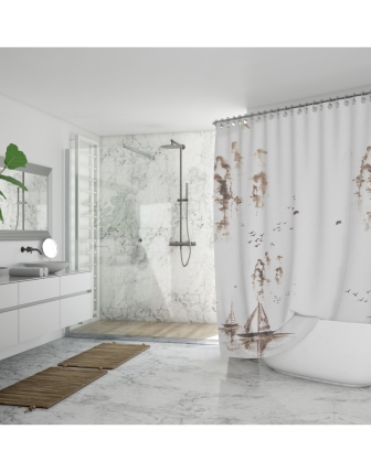 Dušas aizkari: stils un praktiskums jūsu vannas istabai